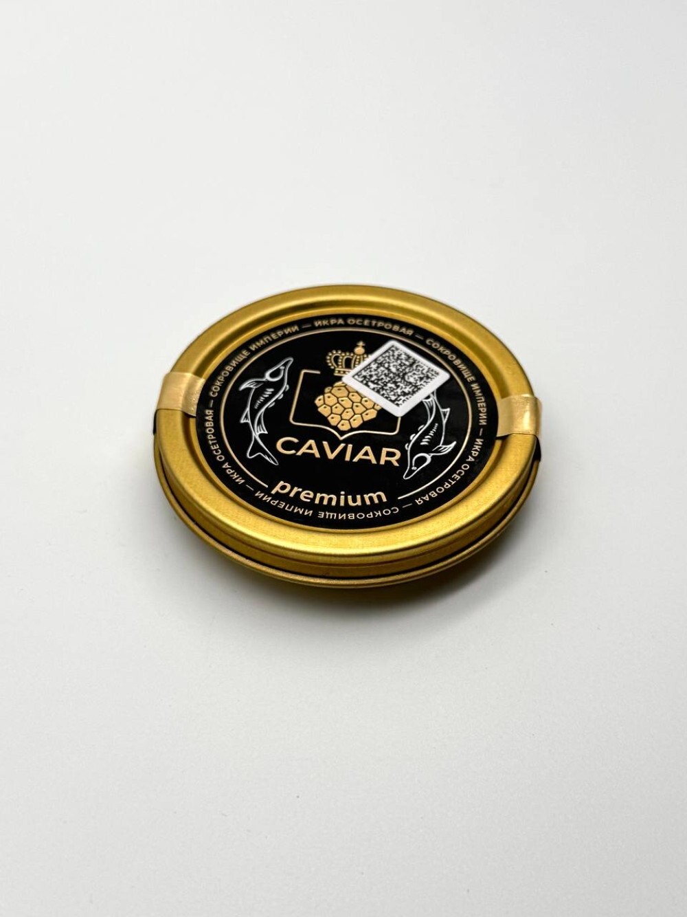 Икра Осетра Русского (Забойная) зернистая 30гр ж/б