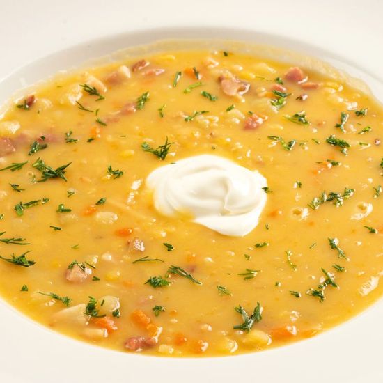 Суп гороховый