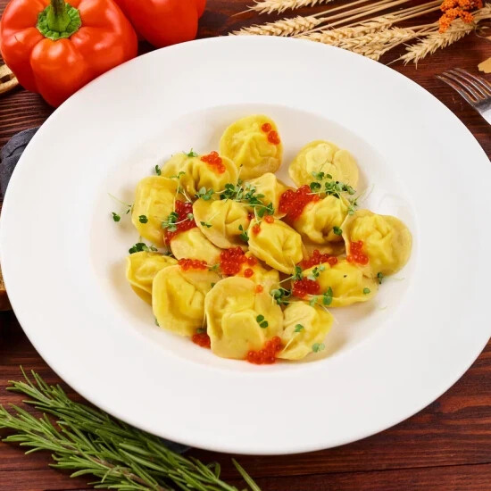 Пельмени с рыбой