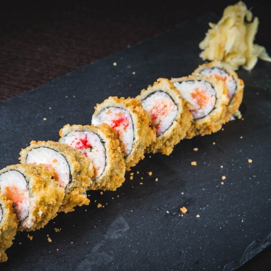 Темпура с лососем