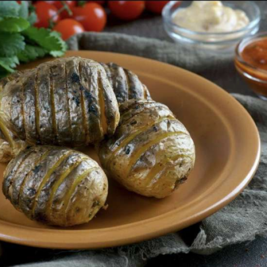 Картофель на мангале