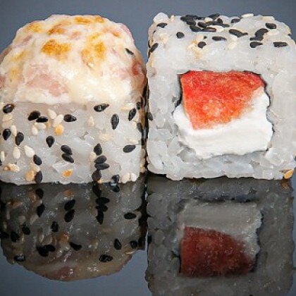 Запеченный ролл с курицей