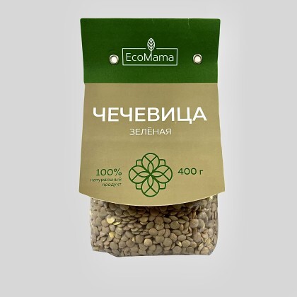 Экомама зеленая Чечевица 400 гр