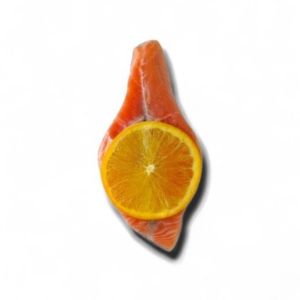 Стейк-бабочка из форели с апельсином, кг