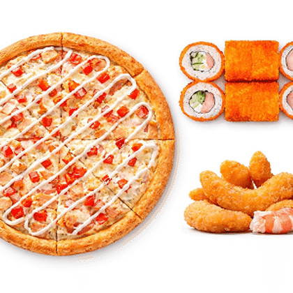 Комбо с креветками