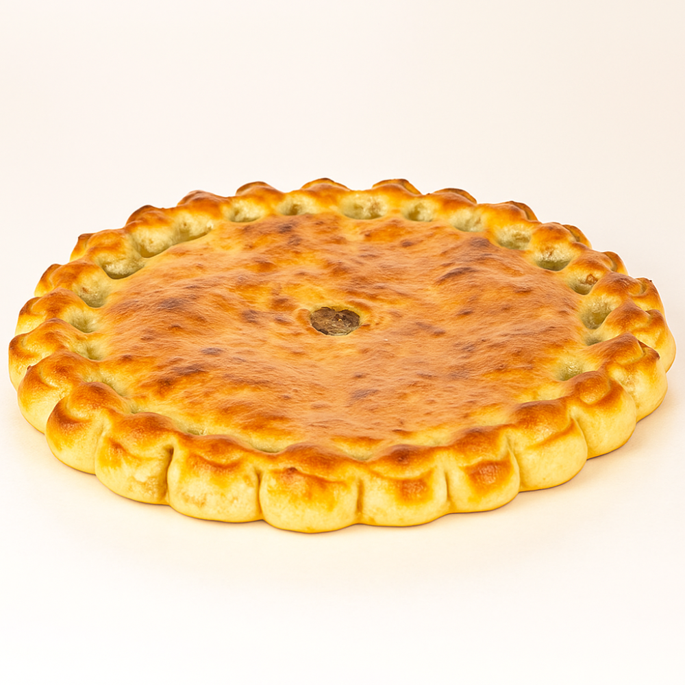 C мясом, сыром и грибами