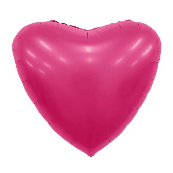 45 см, Сердце, Мистик, Viva Magenta, Сатин