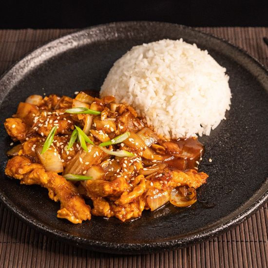 Жареное кимчи со свининой 🌶️🌶️