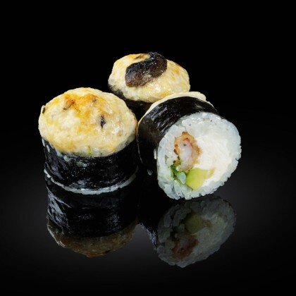 Запечённый с тигровой креветкой