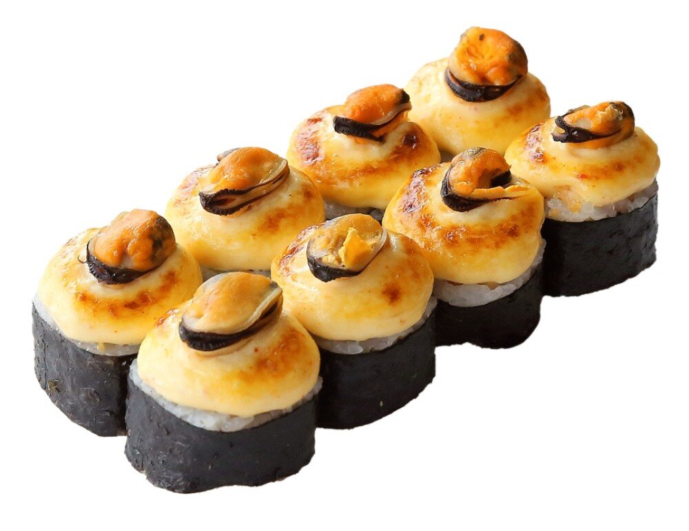 РОЛЛ ЗАПЕЧЕННЫЙ С МИДИЯМИ