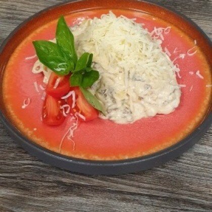 Фетучини с телятиной