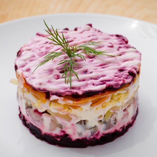 Салат СЕЛЬДЬ ПОД ШУБОЙ