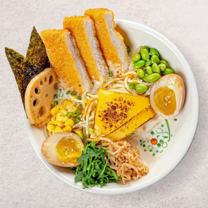 Рамэн сырный курица тонкацу
