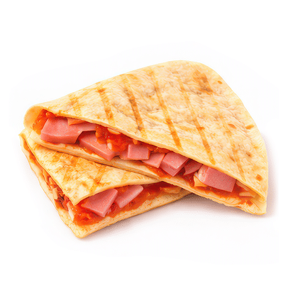 Кесадилия с ветчиной