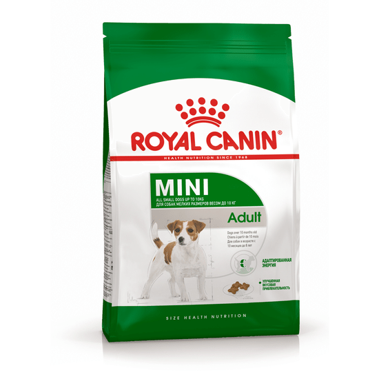 ROYAL CANIN Мини Эдалт сухой корм для взрослых собак мелких пород от 10 месяцев до 8 лет, 2 кг
