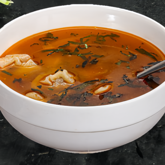 Чучвара со сметаной