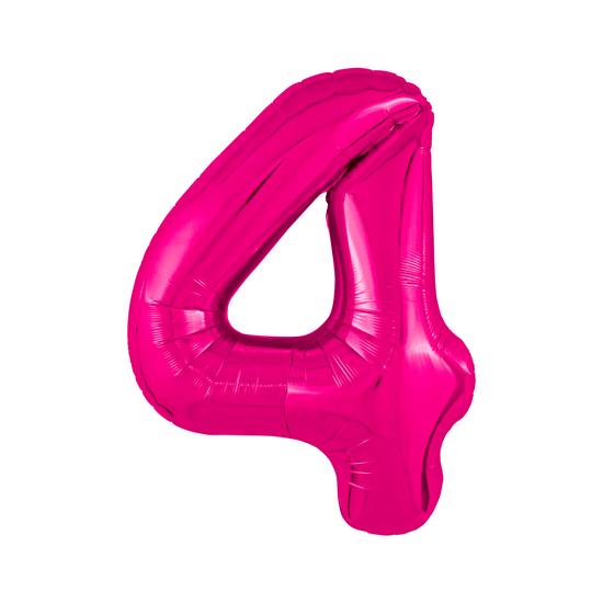 ≈ 100 см, Цифра 4, Фуксия