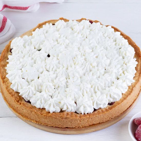 Пирог «Вишня со сливками»