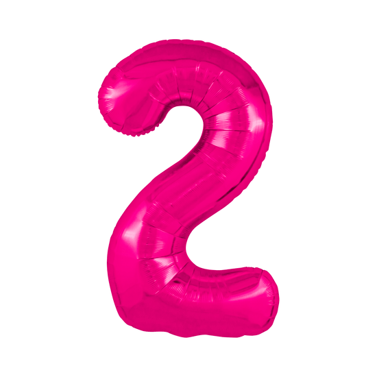 ≈ 100 см, Цифра 2, Фуксия