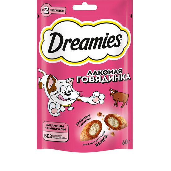 TM Dreamies с говядиной 60 гр