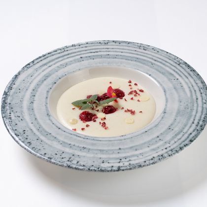 Каша манная с белым шоколадом