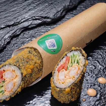 Японская шаверма в темпуре с креветкой