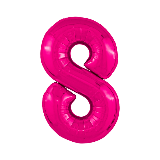 ≈ 100 см, Цифра 8, Фуксия