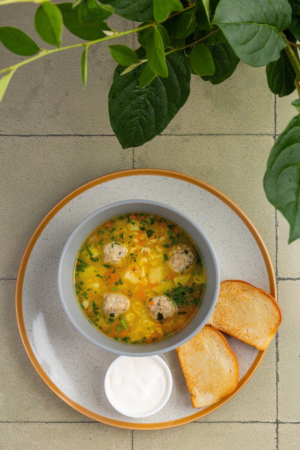 Детский супчик с фрикадельками