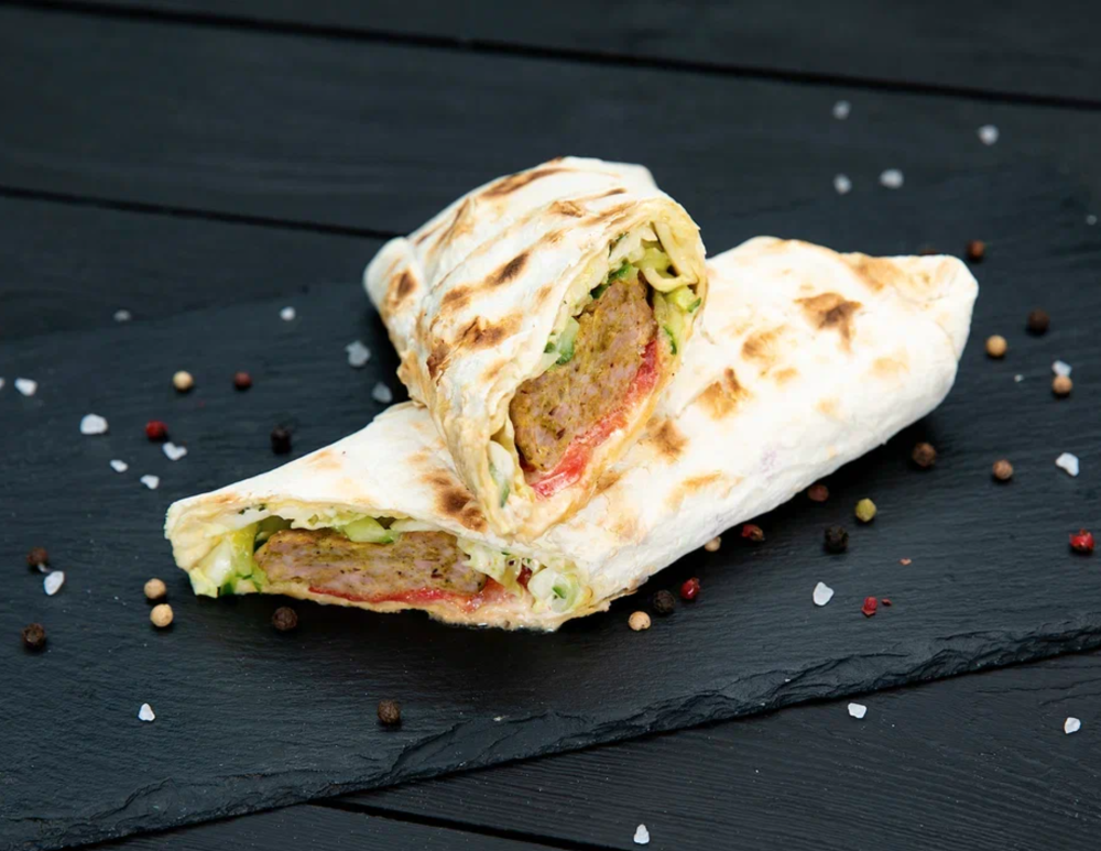 Кебаб из говядины в лаваше