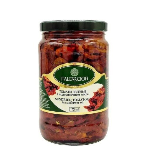 Томаты "Italcarciofi" вяленые в масле, Италия, 1700 мл