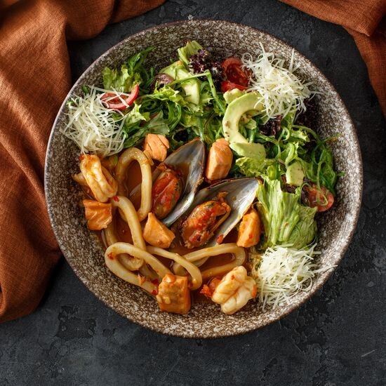 Салат с Морепродуктами