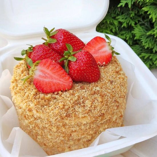 Бенто-торт Безлактозный медовик