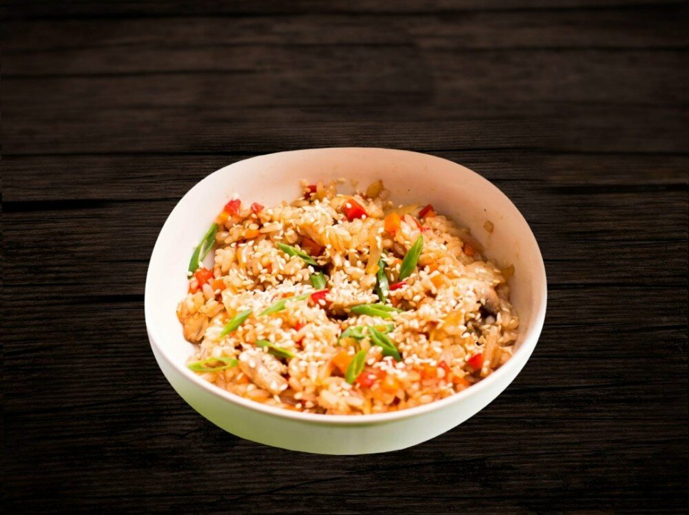 Тяхан с курицей