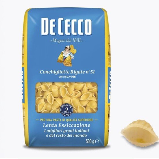 Паста De Cecco №51 Конкильетте Ригате, Италия, 500 г