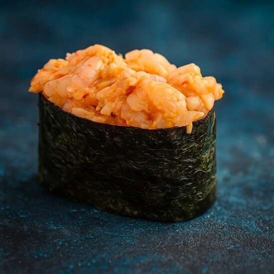 Запеченные суши с креветкой