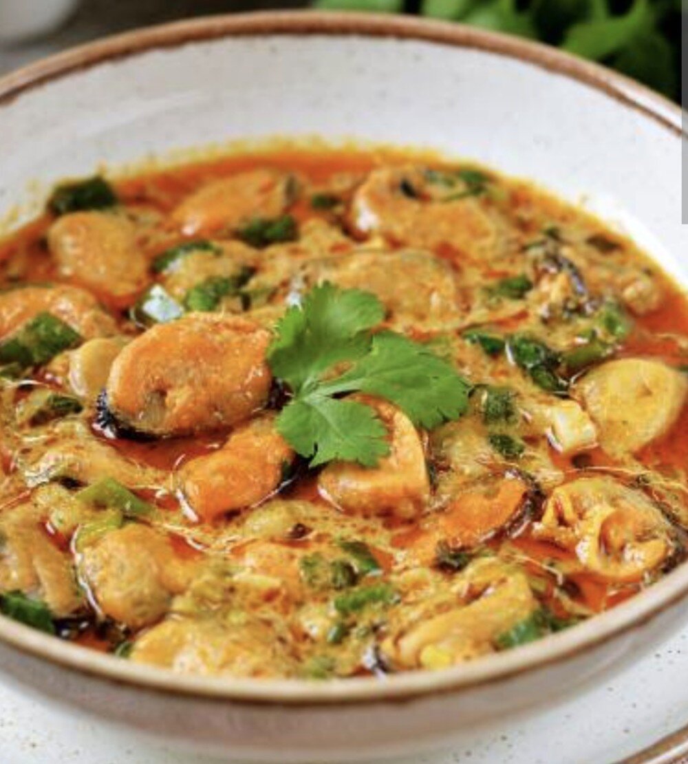 Мидии в соусе том-ям