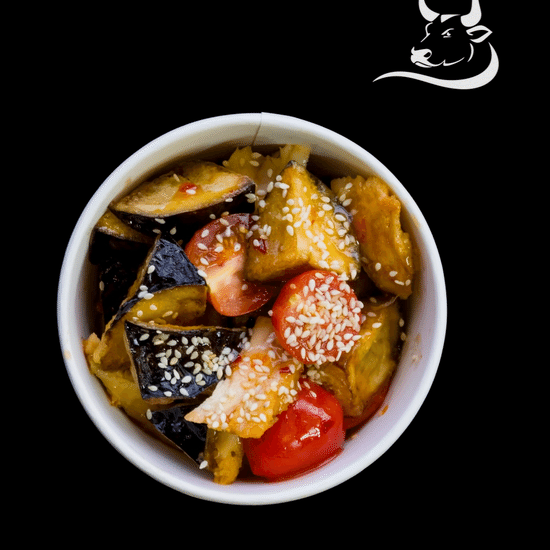 Хрустящие баклажаны с курицей