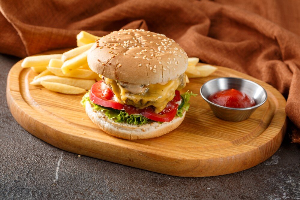 Бургер говяжий мини