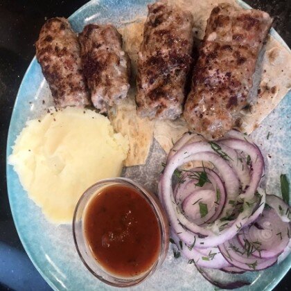 Люля-кебаб из свинины