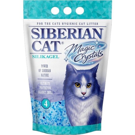 Наполн.Сибирская Кошка MAGIC CRYSTALS 4л силикагель