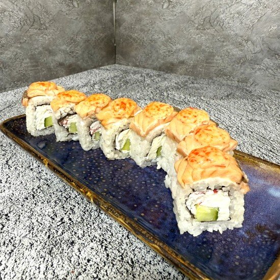 Запеченная филадельфия с крабом