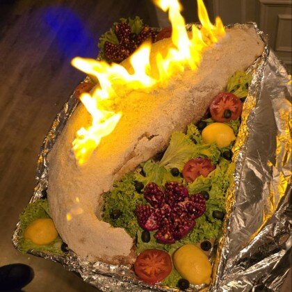 Лосось в соли