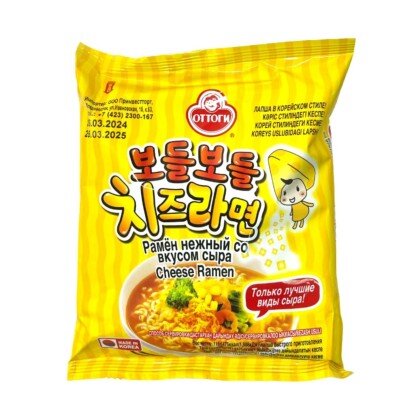Корейская лапша Ottogi нежный сырный рамен
