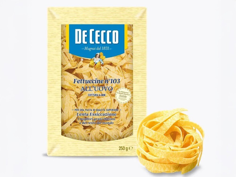 Паста De Cеcco №103 Феттучине с добавлением яйца