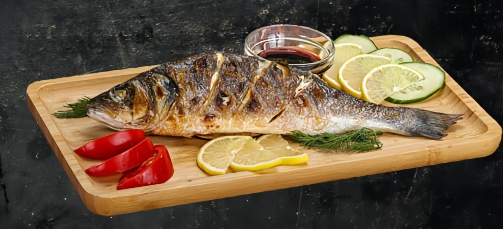 Сибас на мангале