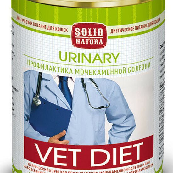 Solid Natura VET Urinary консервы для кошек, 340 г