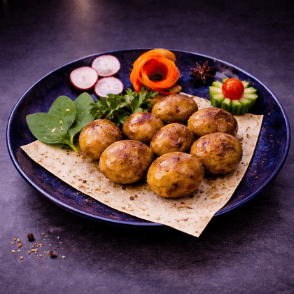 Картофель бейби на углях