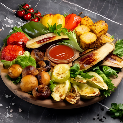 №4  Шашлычный сет из овощей