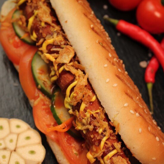 Хот-дог с одной сосиской