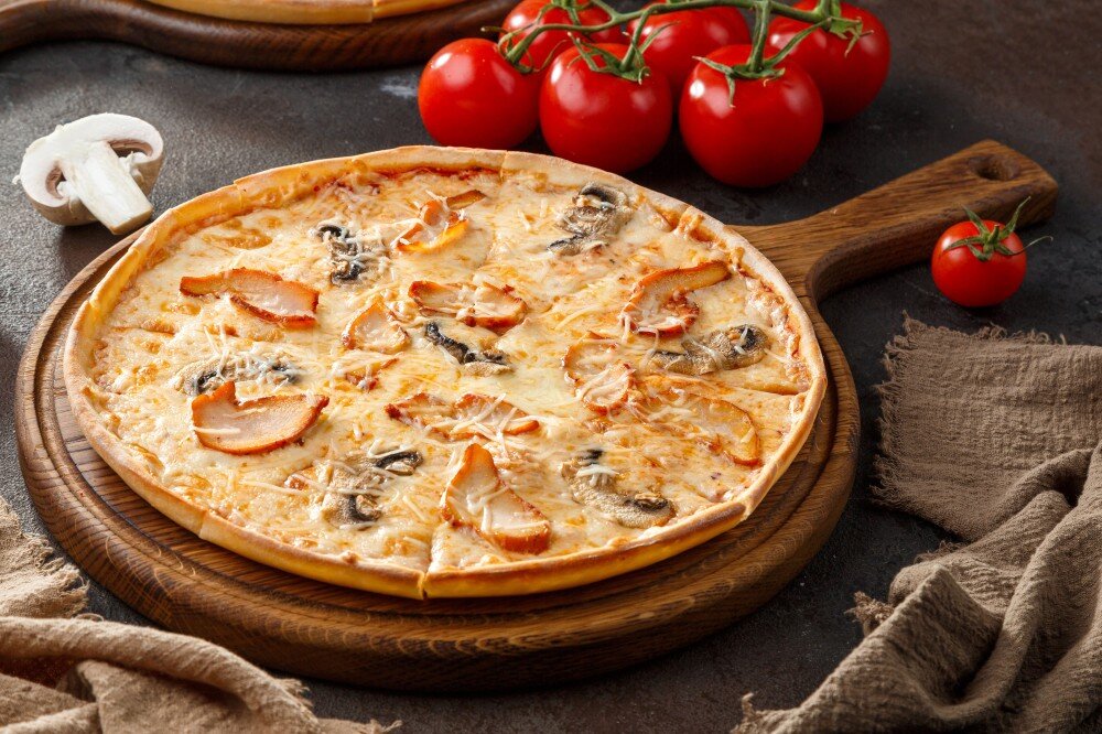 Пицца Куриная три сыра